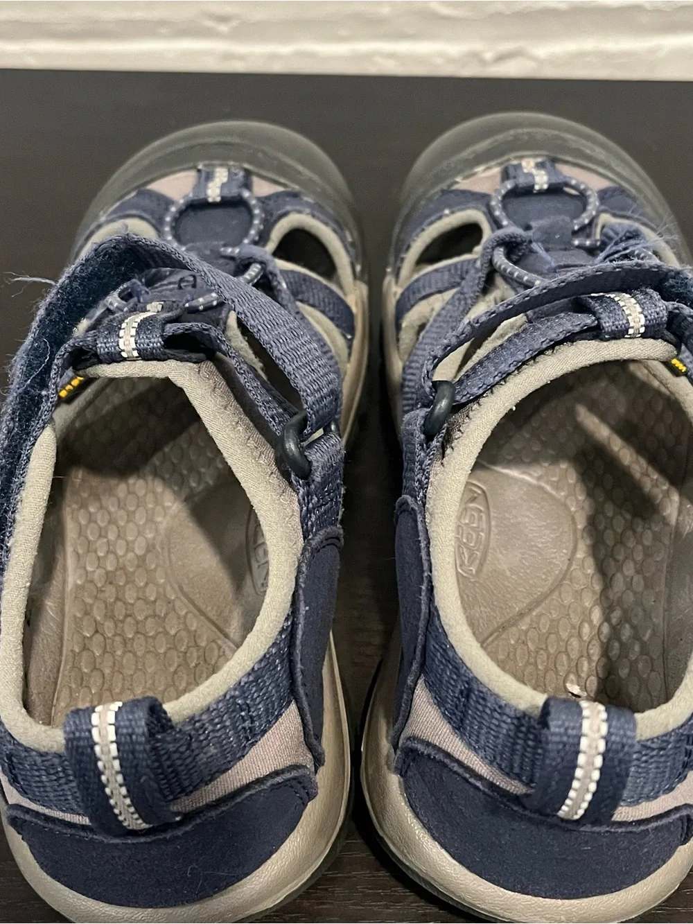 Keen Kids Navy Blue and Gray Closed-Toe Outdoor Sandals